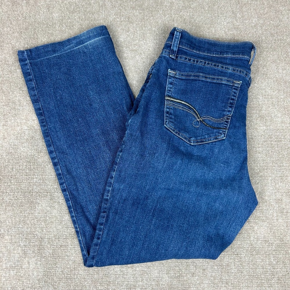 Riders By Lee Indigo Jeans Womens 12M Blue Classic Fit High Rise Straight Leg